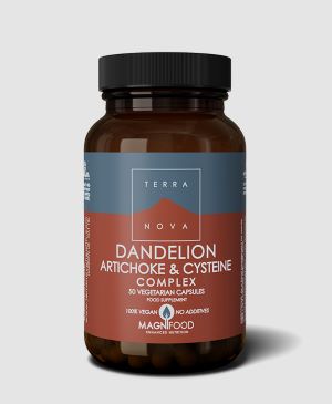 Terranova Dandelion, Artichoke & Cysteine Complex, 50 kaps.