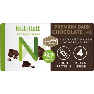 Nutrilett Premium Dark Chocolate patukka 4x60g