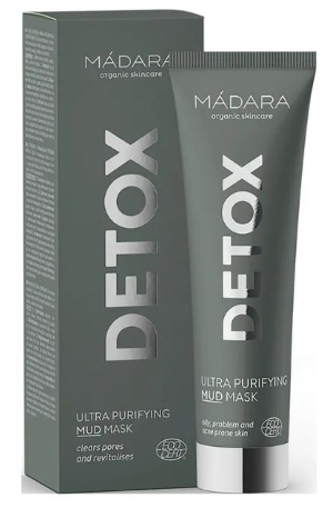 Mádara Ultra Purifying Detox Mud Mask kasvonaamio, 60 ml