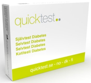 Quicktest Diabetestesti 2kpl