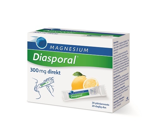 Diasporal Magnesium 300 mg Direkt magnesiumrae, 20 pss.