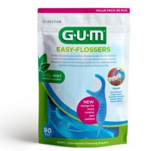 Gum Easy-Flossers Mint hammaslankain 90 kpl