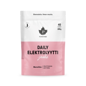 Puhdistamo Daily Elektrolyyttijauhe Mansikka 200g