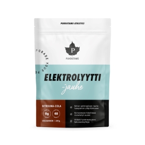 Puhdistamo Athletics Elektrolyyttijauhe Sitruuna-Cola 240g