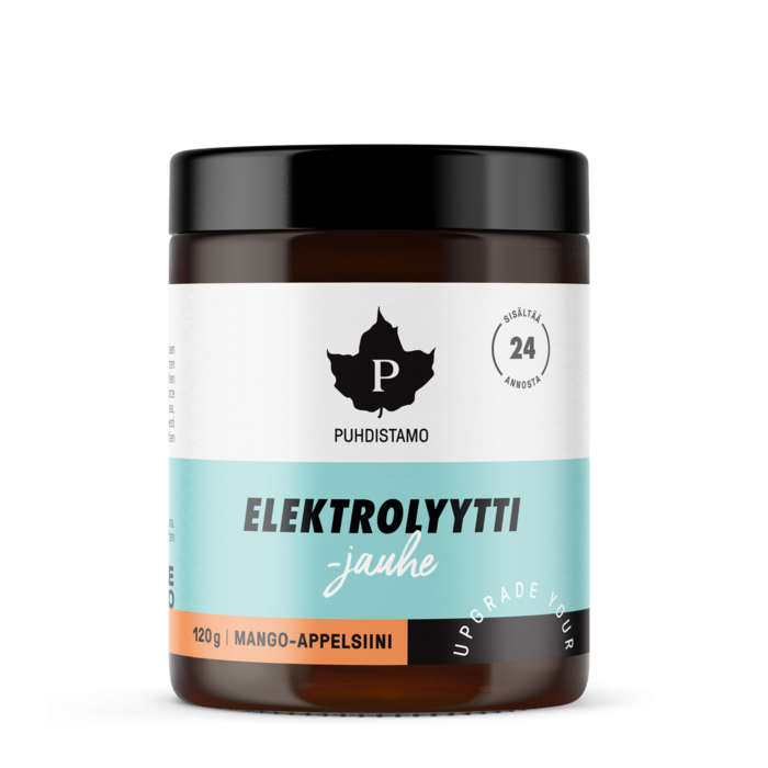 Puhdistamo Elektrolyyttijauhe Mango-Appelsiini 120g