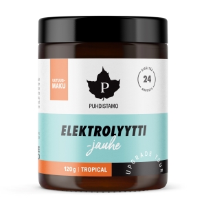 Puhdistamo Elektrolyyttijauhe Tropical, 120 g