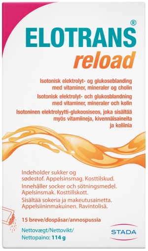 Elotrans reload jauhe annospussi 15 kpl