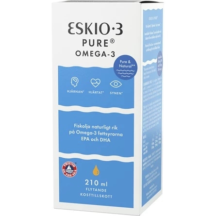 Eskio-3 Pure Omega-3 kalaöljy, 210 ml