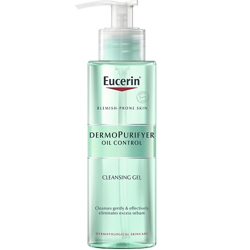Eucerin DermoPurifyer Oil Control Cleansing Gel puhdistusgeeli, 200 ml