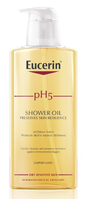 Eucerin pH5 Shower Oil hajusteeton, 400 ml