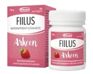 Fiilus arkeen mansikka 30 purutabl