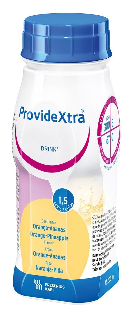 ProvideXtra Drink, appelsiini-ananas, 4 x 200 ml