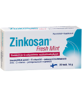 Zinkosan Freshmint, 20 kpl