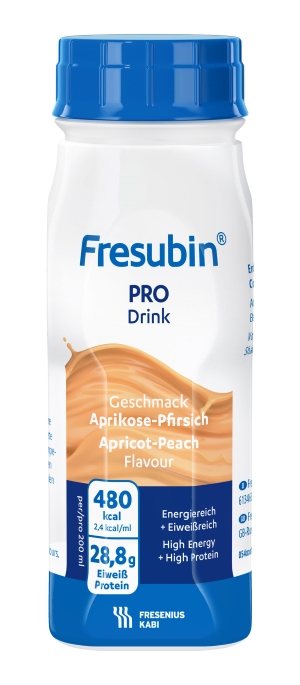 FRESUBIN PRO DRINK aprikoosi-persikka 4x200ml