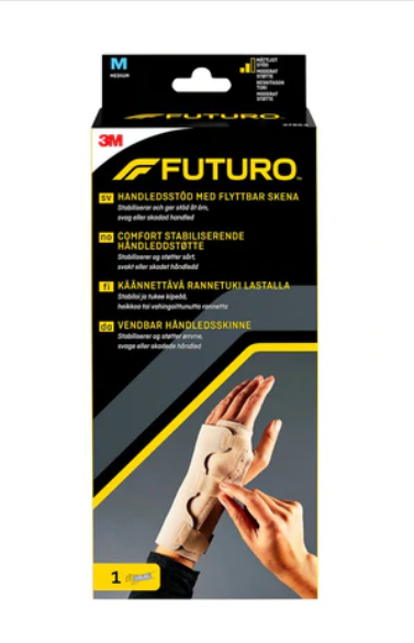 Futuro käännettävä rannetuki lastalla, koko M