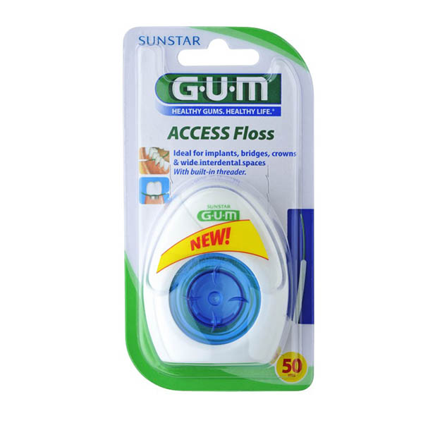 GUM Access Floss hammaslanka, 50 kpl