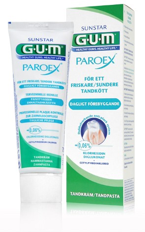 GUM Paroex 0,06% hammastahna, 75 ml