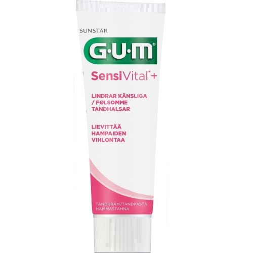 GUM SensiVital+ fluorihammastahna, 75 ml