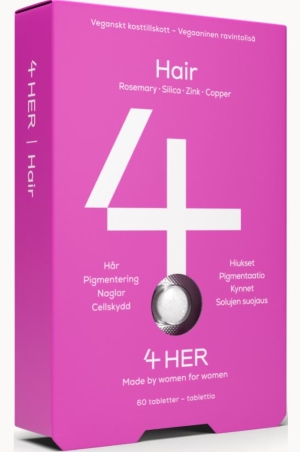4Her Hair ravintolisä 60 kpl