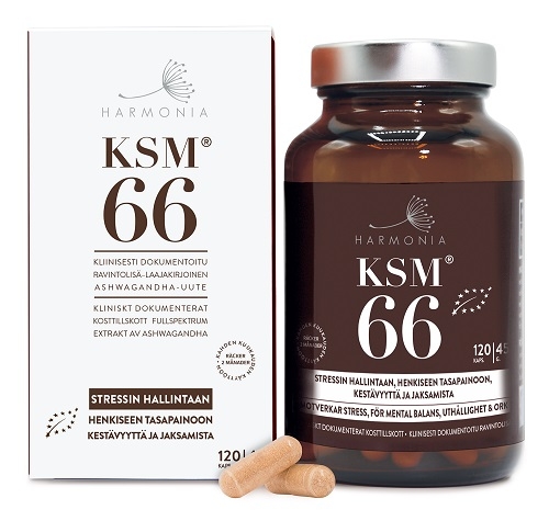 Harmonia KSM66 ravintolisä, 120 kaps.