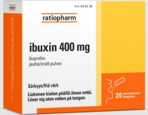 IBUXIN 400 mg 20 kpl jauhe
