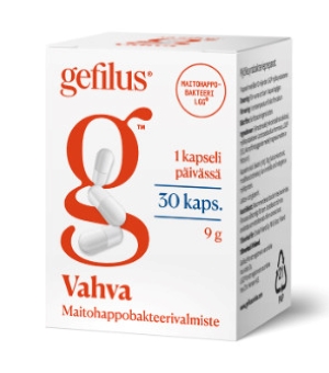 Gefilus Vahva maitohappobakteerivalmiste, 30 kaps.