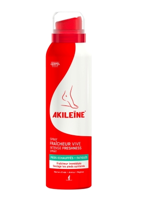 Akileine Intense Freshness Spray viilentävä suihke 150 ml