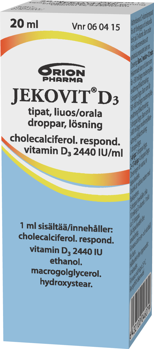 JEKOVIT D3 2440 IU/ml 20 ml tipat, liuos