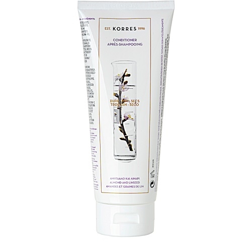 Korres Almond And Linseed hoitoaine kuiville hiuksille, 200 ml