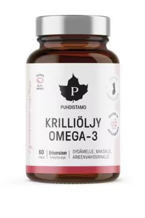 Puhdistamo Krilliöljy Omega-3 60 kaps.
