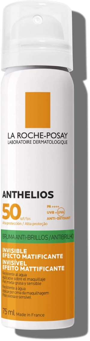 La Roche-Posay Anthelios Anti-Shine Face Mist SPF50+ aurinkosuojasuihke 75 ml