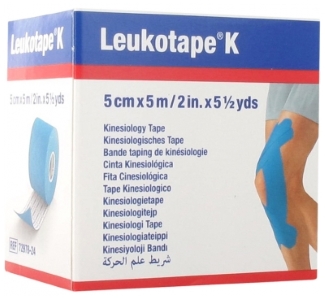 Leukotape K, vaaleansininen, 5 cm x 5 m