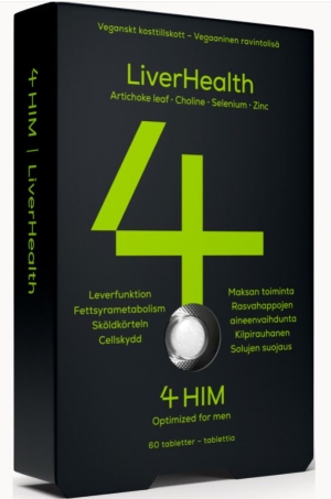 4Him LiverHealth ravintolisä miehille 60 kpl