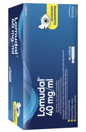 LOMUDAL 40 mg/ml 60x0,35 ml silmätipat, liuos, kerta-annospakkaus