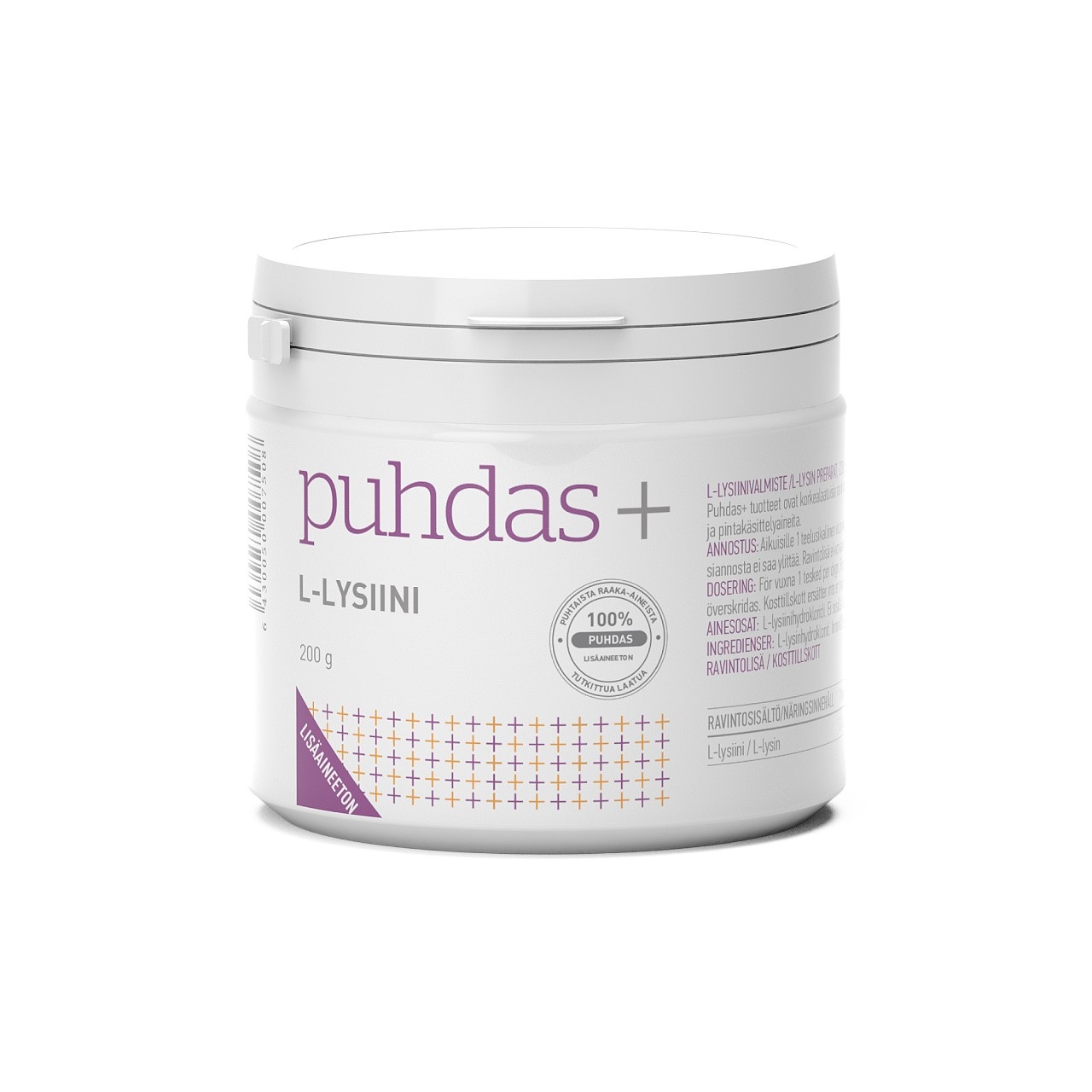 Puhdas+ L-Lysiini, 200 g
