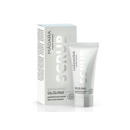 Mádara Exfoliating Oil-To-Milk Scrub kuorintavoide, 60 ml