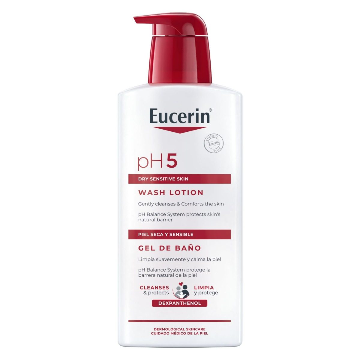 Eucerin pH5 Wash Lotion hajustettu, 400 ml
