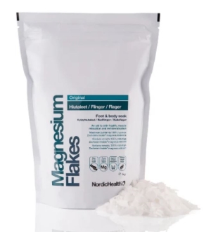 Nordic Health Magnesium Flakes -kylpyhiutaleet 1 kg