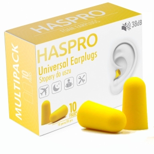 Haspro Universal korvatulpat keltainen 10 paria