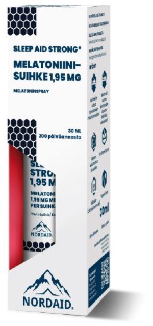 Nordaid Sleep Aid Strong -melatoniinisuihke 30 ml / 1,95 mg