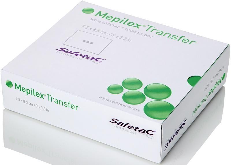 Mepilex Transfer  7,5 x 8,5 cm, 5 kpl