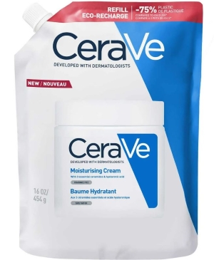 CeraVe Moisturising Cream - Kosteusvoide kuivalle ja erittäin kuivalle iholle 473ml -täyttöpakkaus