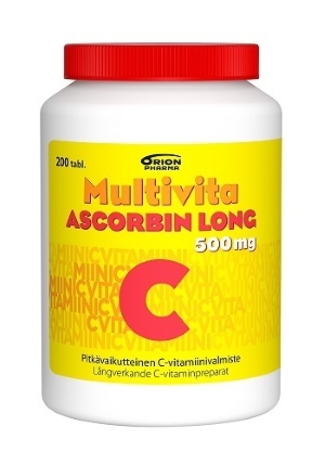 Multivita Ascorbin Long 500mg 200 tabl
