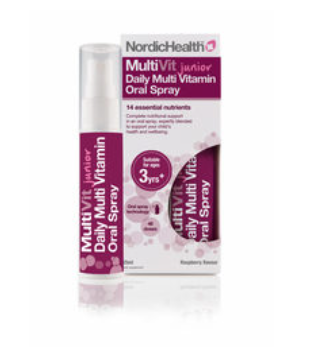 Nordic Health MultiVit Junior -suusuihke 25 ml