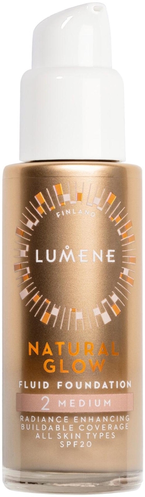Lumene Natural Glow Fluid Foundation SPF20 Medium 30 ml