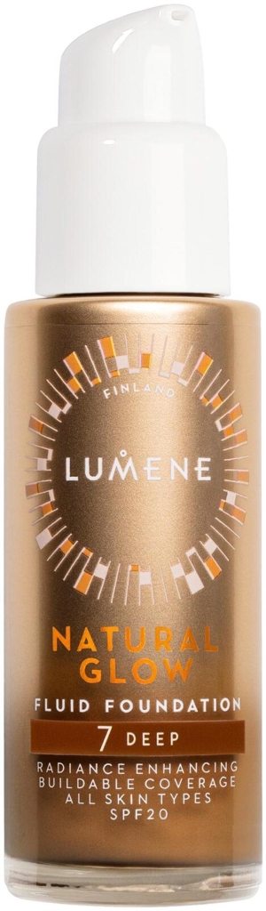 Lumene Natural Glow Fluid Foundation SPF20 7 Deep 30 ml