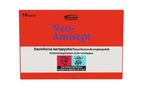 Neo-Amisept desinfioiva pyyhe 10 kpl