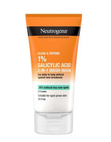 Neutrogena Clear & Defend Wash-Mask puhdistusnaamio 150 ml