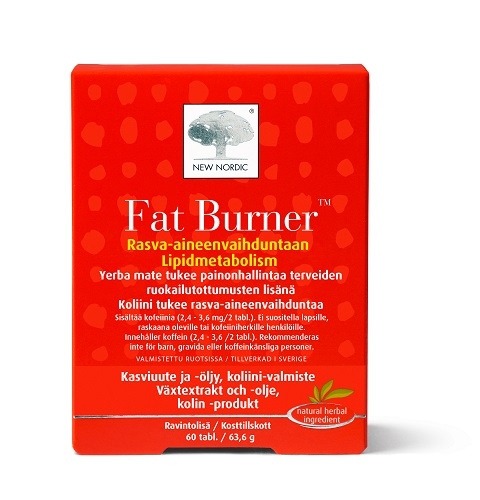 New Nordic Fat Burner ravintolisä, 60 tabl
