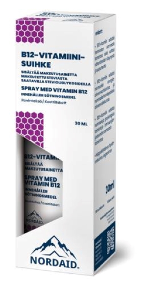 Nordaid B12-vitamiinisuihke 30 ml